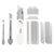 Set of knives with replaceable blades BRADAS DIY-KNWL191809/SET1B