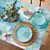 Plate Luminarc Diwali 251965 20 cm turquoise