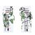 Plant support Lamela 550 bird plant supports - black
