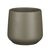 Горшок керамический Amber pot round green matt - h15,5xd17cm