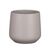 Горшок керамический Amber pot round taupe matt - h15,5xd17cm
