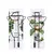 მცენარის საყრდენი Lamela 550 geometric plant supports - black