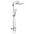 Shower system with mixer Rubineta Veneto Easy Push-10 (SW) Chrome