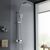 Shower system with mixer Rubineta Veneto Easy Push-10 (SW) Chrome