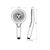 Shower head Rubineta Imperia BK