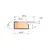 Планка стартовая Super Profil MDF 1234 пекан 2800x34x12 мм