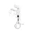 Kitchen faucet with pull-out spout Rubineta Bruno-21 PO