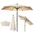 Sun umbrella beige Koopman 270 cm