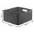 Storage basket Rotho 14l COUNTRY anthracite