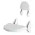დასაჯდომი აბაზანის P.NOVA  BATHTUB SEAT WALL MOUNTED,WHITE
