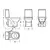 Compact toilet Sanita Next