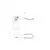 Door handle rossete Metal-Bud TOSCA ZTOPA with cylinder cover SNOPAY