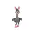 Игрушка для собак Flamingo DT NOZE DONKEY GREY 50см