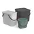 Storage box Rotho 40L ALBULA cappuccino