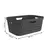 Linen basket Rotho Jona 39l black