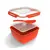 Rice cooker Rotho 2.5L MEMORY MICROWAVE orange