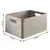 Storage basket Rotho 18L COUNTRY A4 cappuccino