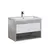 Bathroom furniture with washbasin Oslo Loft 80-A gray/white SU/Cosmo 80 cm
