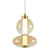 Подвес Milagro ML0345 DAPHNE LED 12W 3000K янтарь