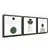 Картина Styler FR395 Arc 30x30 см  3шт
