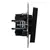 Выключатель IEK BRITE 1 кл 10A VC10-1-0-BrB черный