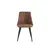 Стул замшевое SMEG SUEDE BROWN коричневая 50.5x54.5x82.5 см