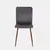 Стул scargill grey SCARGILL VELVET GREY WALNUT 44x54x87 см