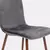 Стул scargill grey SCARGILL VELVET GREY WALNUT 44x54x87 см