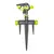 Pulsating sprinkler on triple spike Bradas Lime Line LE-6105