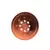 Горшок пластиковый Aleana 12x9 см терракота