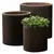 ყვავილის ქოთანი Keter Cylinder Planter Medium Brown 36x36x37.3 სმ
