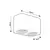 Downlight Rabalux Kobald 2 GU10 h105 adjustable white 2054