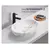 Умывальник накладной Pate Oval N78166MWY-2 Glossy Мрамор