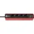 Extension cable 4 Brennenstuhl 1.5m 2 USB switch red black