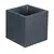 ქოთანი პლასტმასის EDA Plastiques POT CARRE VOLCANIA DECOR PIERRE 39,5x39,5x43,5სმ 31ლ