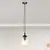 Pendant EMIBIG Cosmo 1 E14 1x MAX 40W black honey