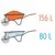 Wheelbarrow Pretul CAP-50NB 80 l