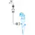 Sprinkler on a peg rotating GF 4 Jet GF80005670 360