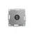 Розетка IEK TV BRITE RTV11-0-BrS оконечная сталь