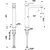 Washbasin faucet KFA Narva black with Click-Clack siphon