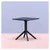 Table black Sky Pearl 74x70 cm