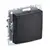 Розетка IEK BRITE 1 16A заземление PCbsh10-3-44-BrB черный крышка