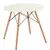 Dining table Chad A 80x75 cm white