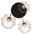 Suspension LUMINEX 3 Bergen plate 300 E27 3x MAX 60W black copper 621