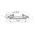 სანათი წერტილოვანი Kanlux ALREN R DTL-B 26757 Gx5.3/GU10 1x MAX 35W