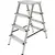Stepladder double sided NV 2120204 88 cm