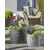 Горшок пластиковый уличный Scheurich 130/40 Riva Stone grey 36 л
