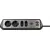 Удлинитель уголовой 4 Brennenstuhl 2м 2 USB серебро черный