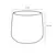 Ceramic pot Amber pot round taupe matt - h15,5xd17cm
