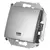 Switch without frame Simon 15 1591104-033 1 key with illumination aluminum